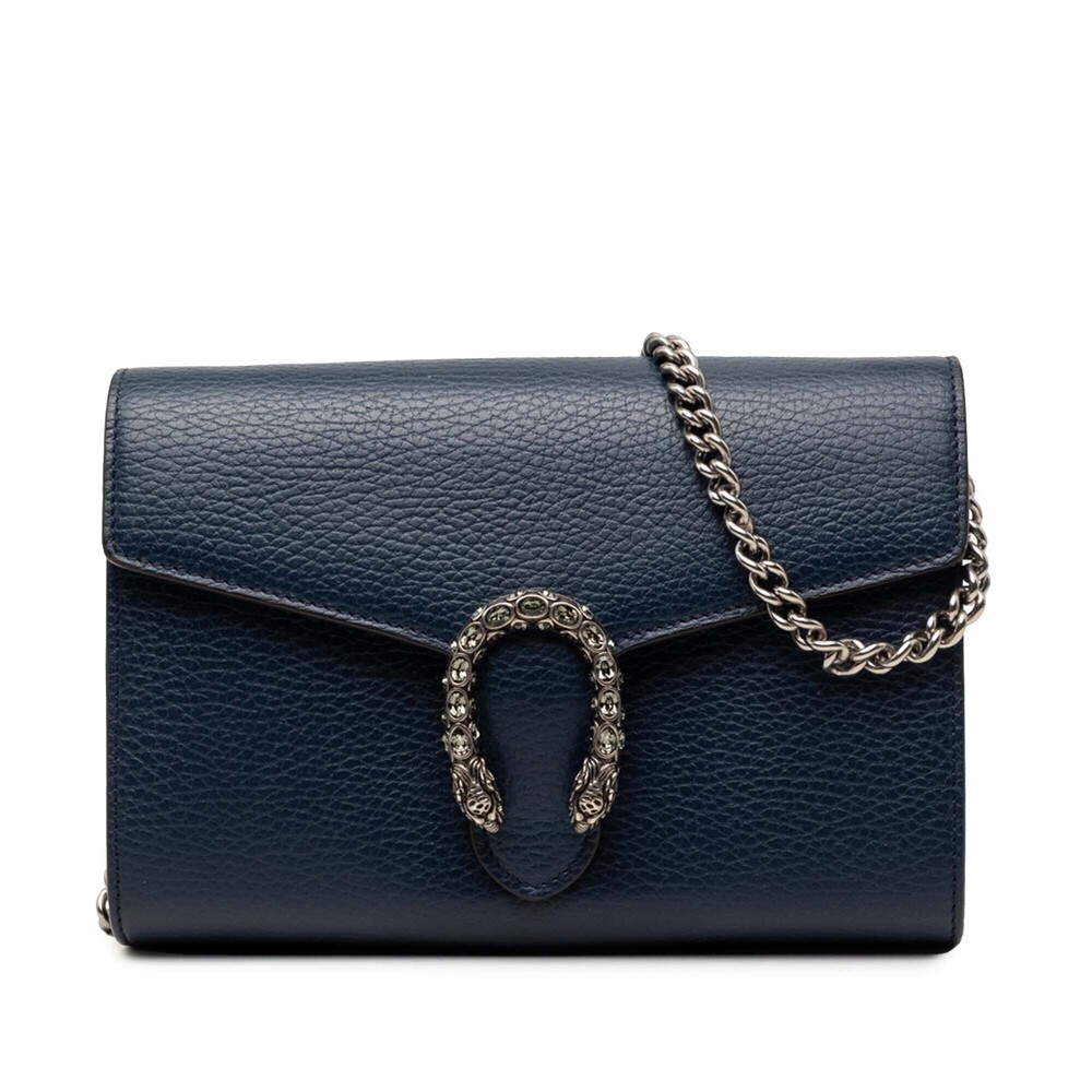 Pre-Loved Gucci Calfskin Dionysus Wallet on Chain